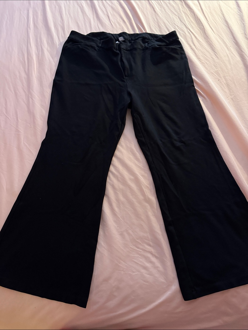 Old Navy Black Flare Trouser Pants